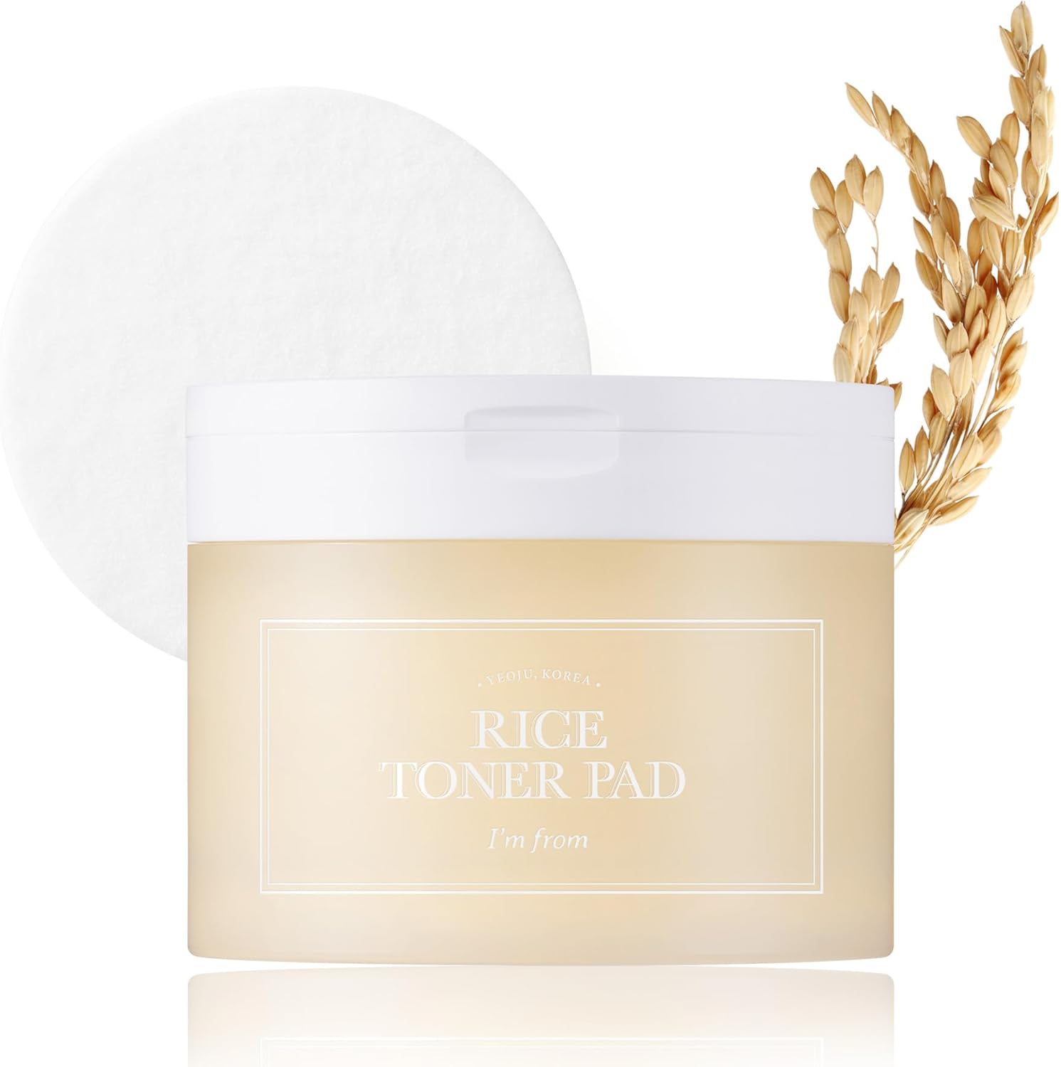 I'm from Rice Toner Pads 60 Sheets - 140ml