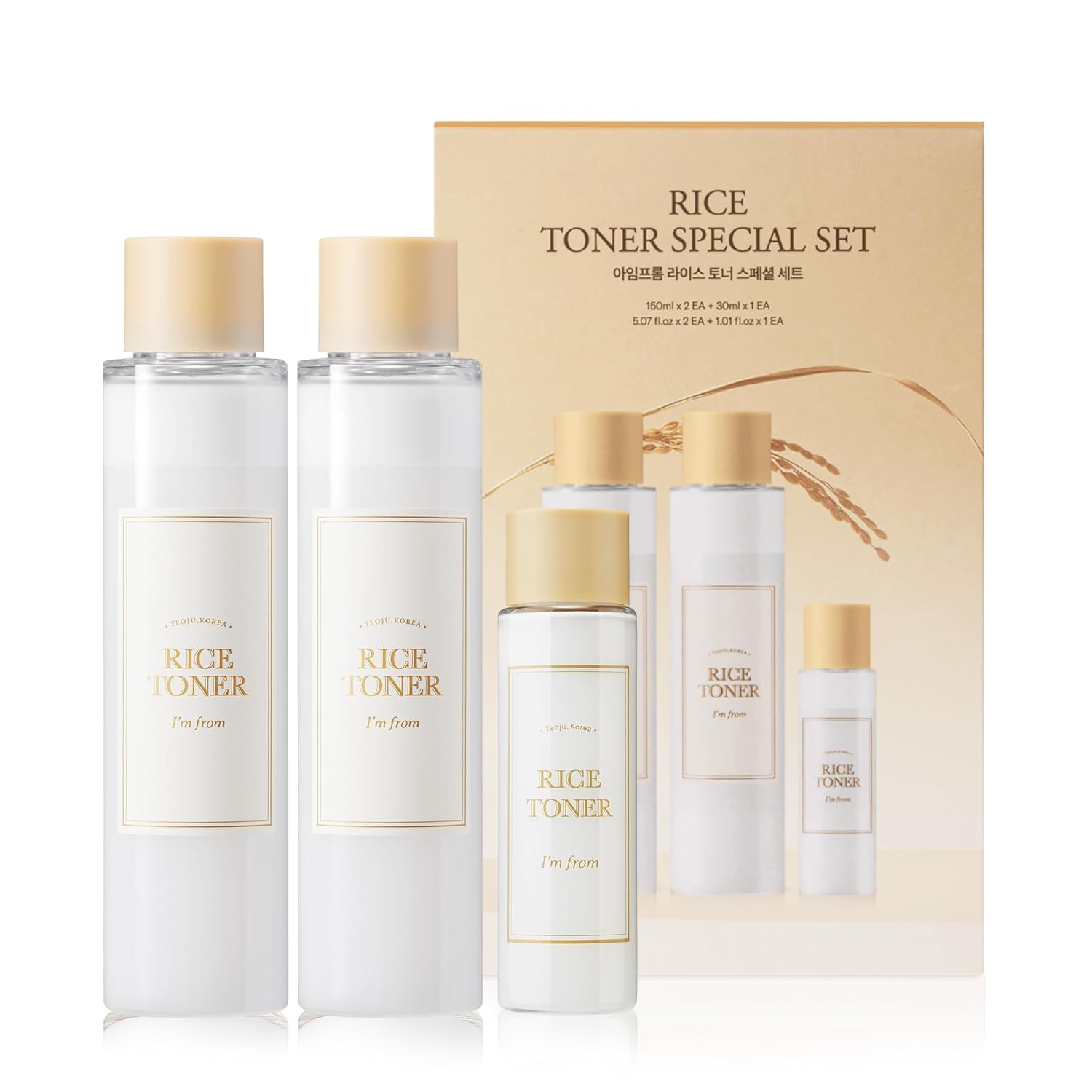 I'm From Rice Toner Special Set 11.15 Fl Oz