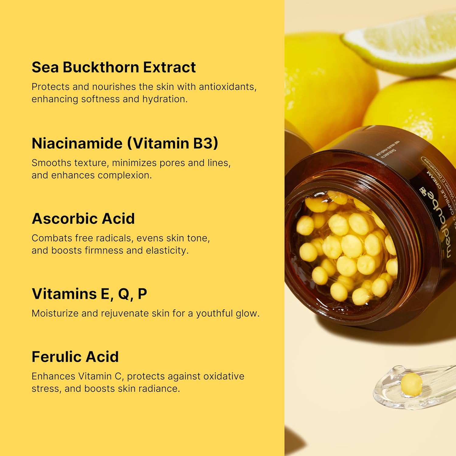MEDICUBE Deep Vitamin C Golden Capsule Face Moisturizer