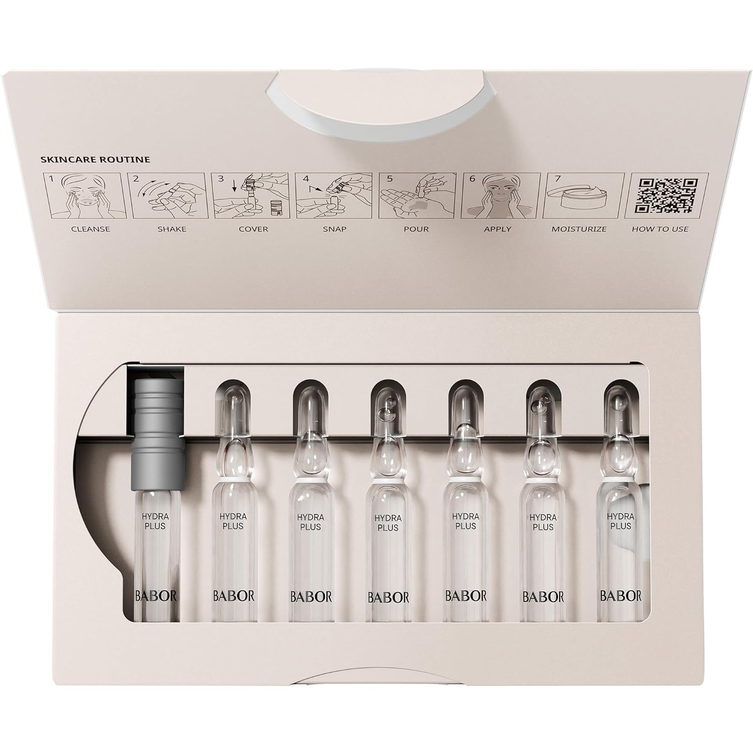 BABOR Hydra Plus Ampoule Concentrate, Moisturizing Skincare Capsule