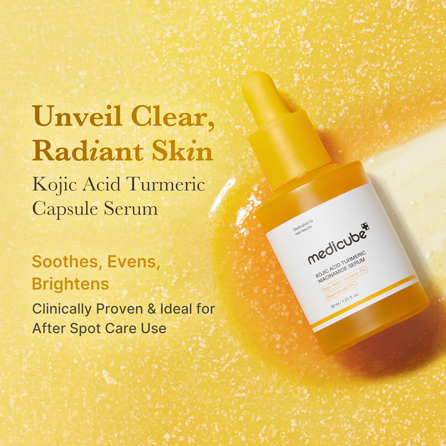 MEDICUBE Kojic Acid Turmeric Clarifying & Balancing Capsule Serum