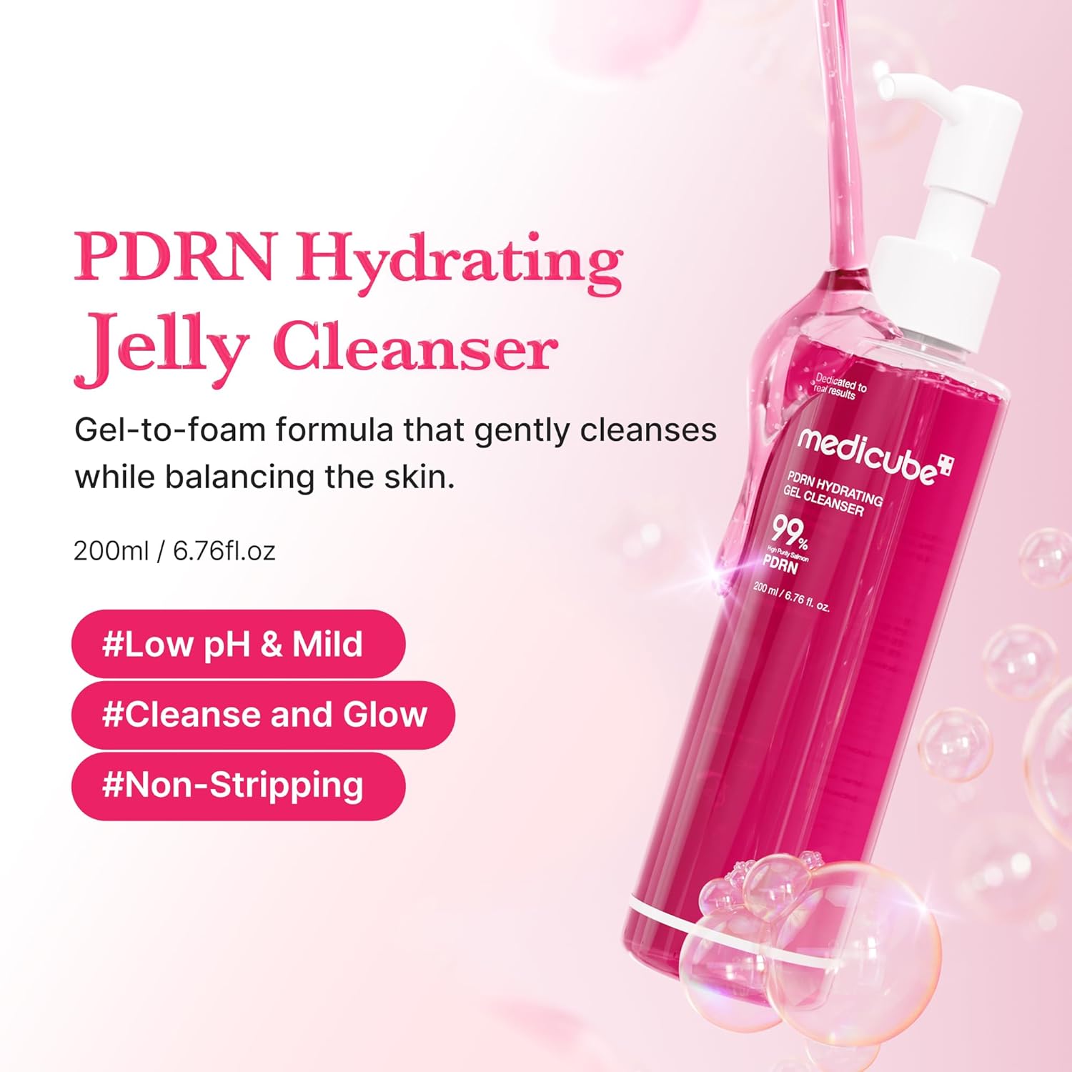 MEDICUBE PDRN Jelly to Foam Cleanser