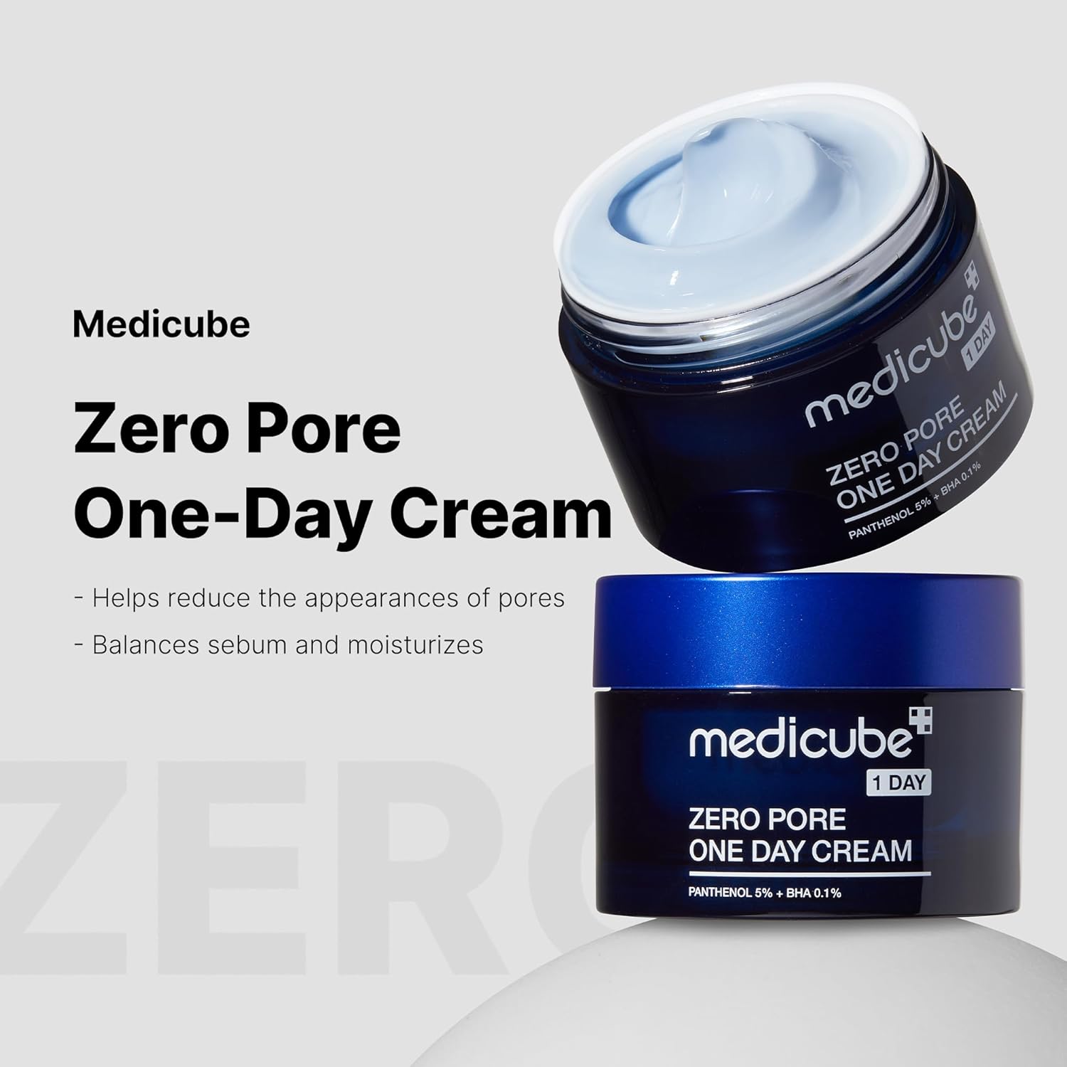 MEDICUBE Zero Pore One-Day Cream 1.7 fl.oz