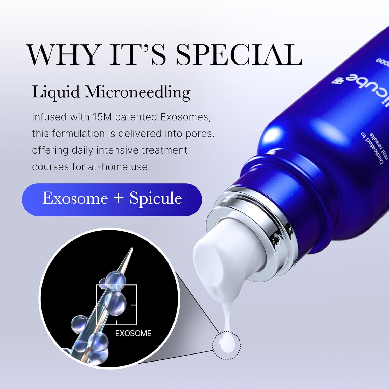 MEDICUBE Zero Exosome Shot 2,000 PPM Spicule Facial Serum