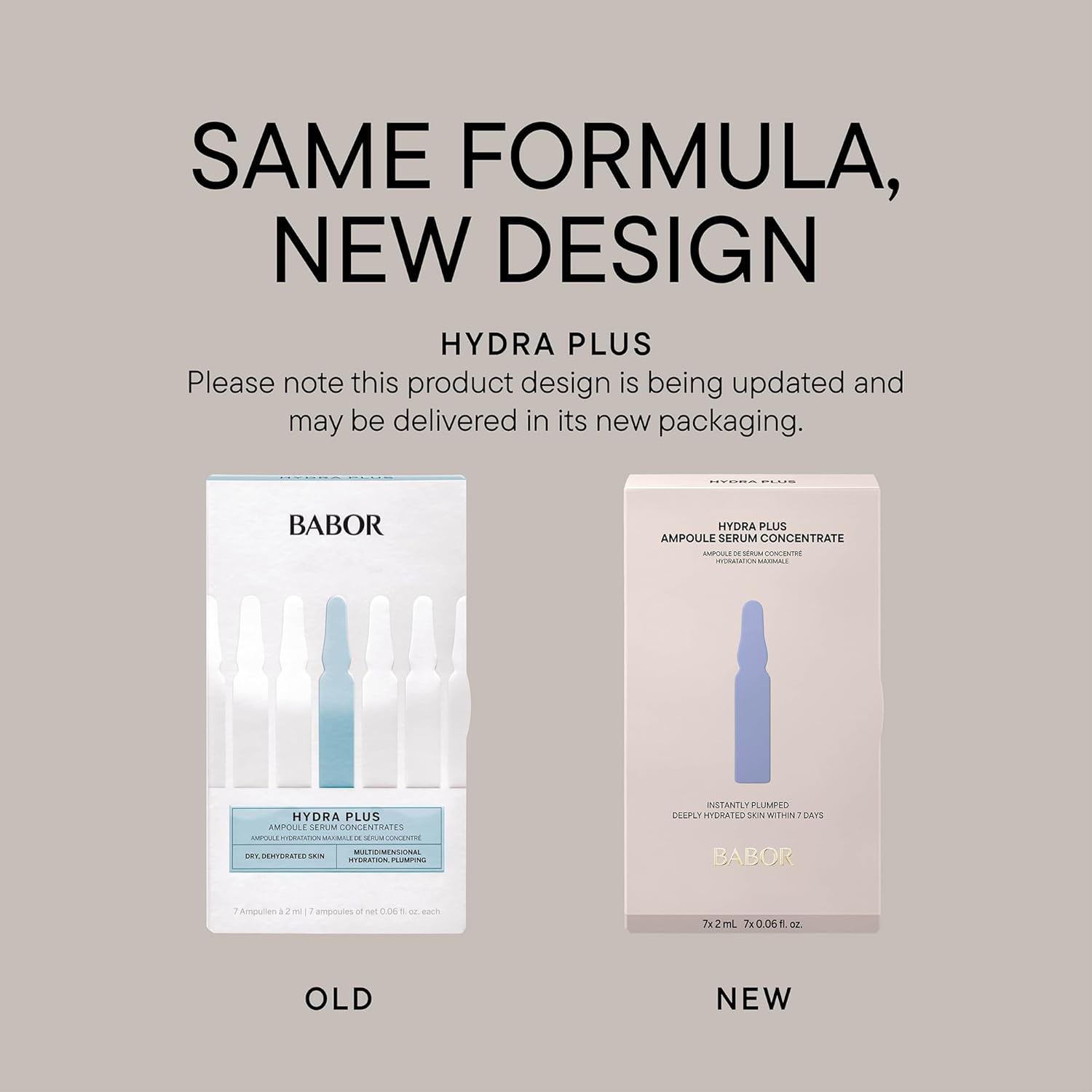 BABOR Hydra Plus Ampoule Concentrate, Moisturizing Skincare Capsule