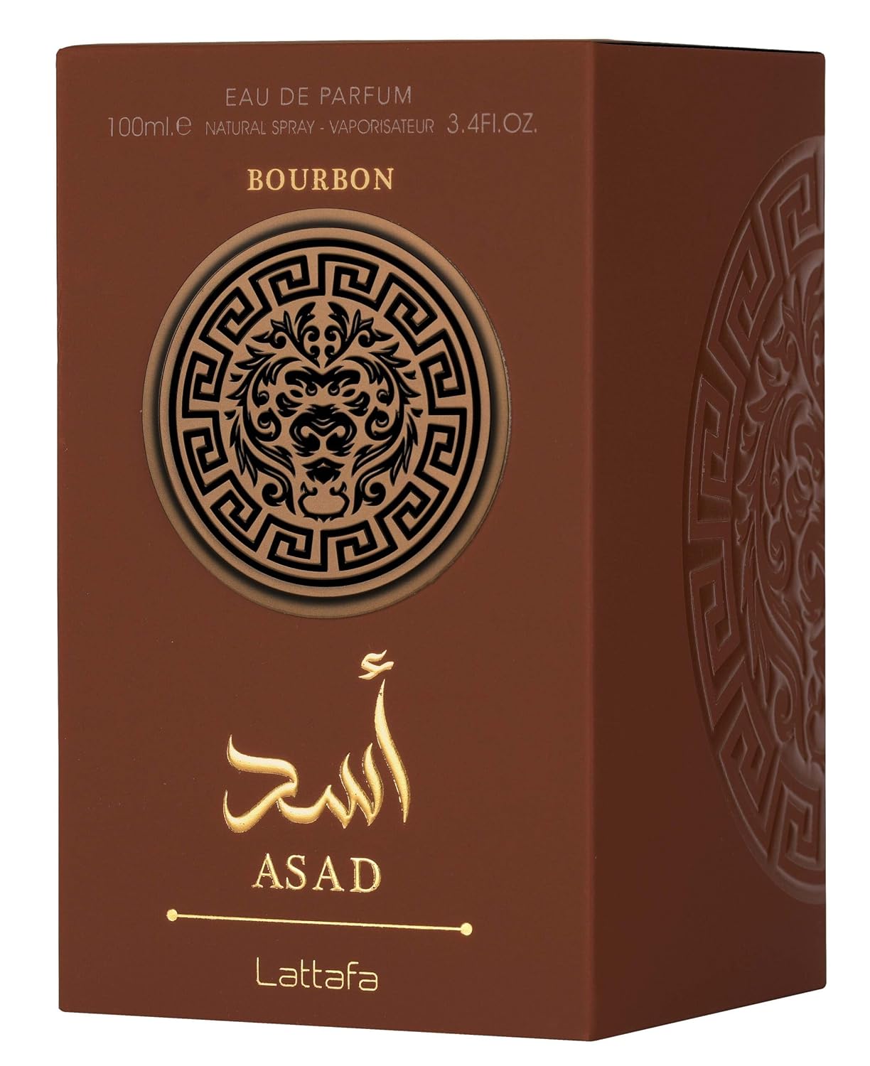 Lattafa Asad Bourbon, Eau de Parfum Spray for Unisex - 100 ml