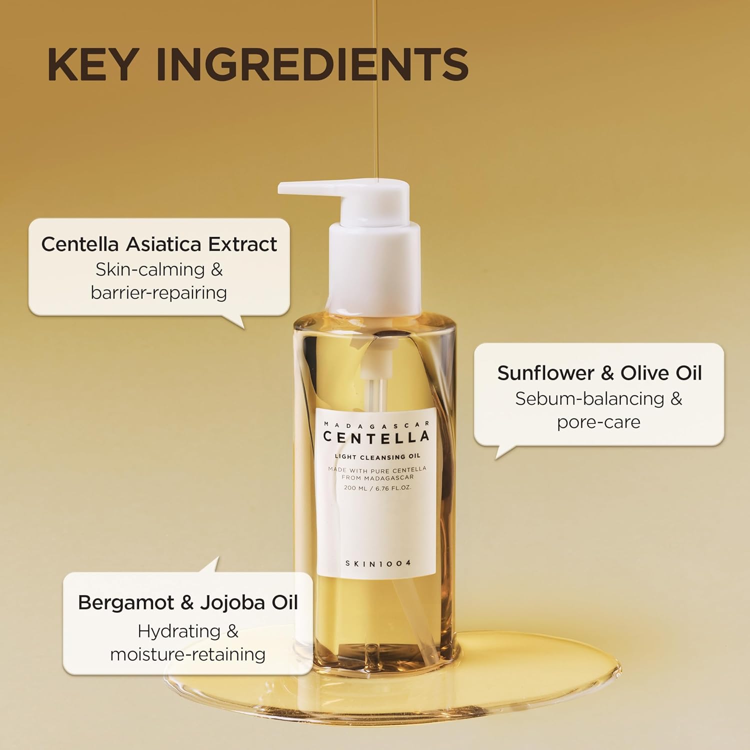 SKIN1004 Madagascar Centella Light Cleansing Oil 6.76 fl.oz