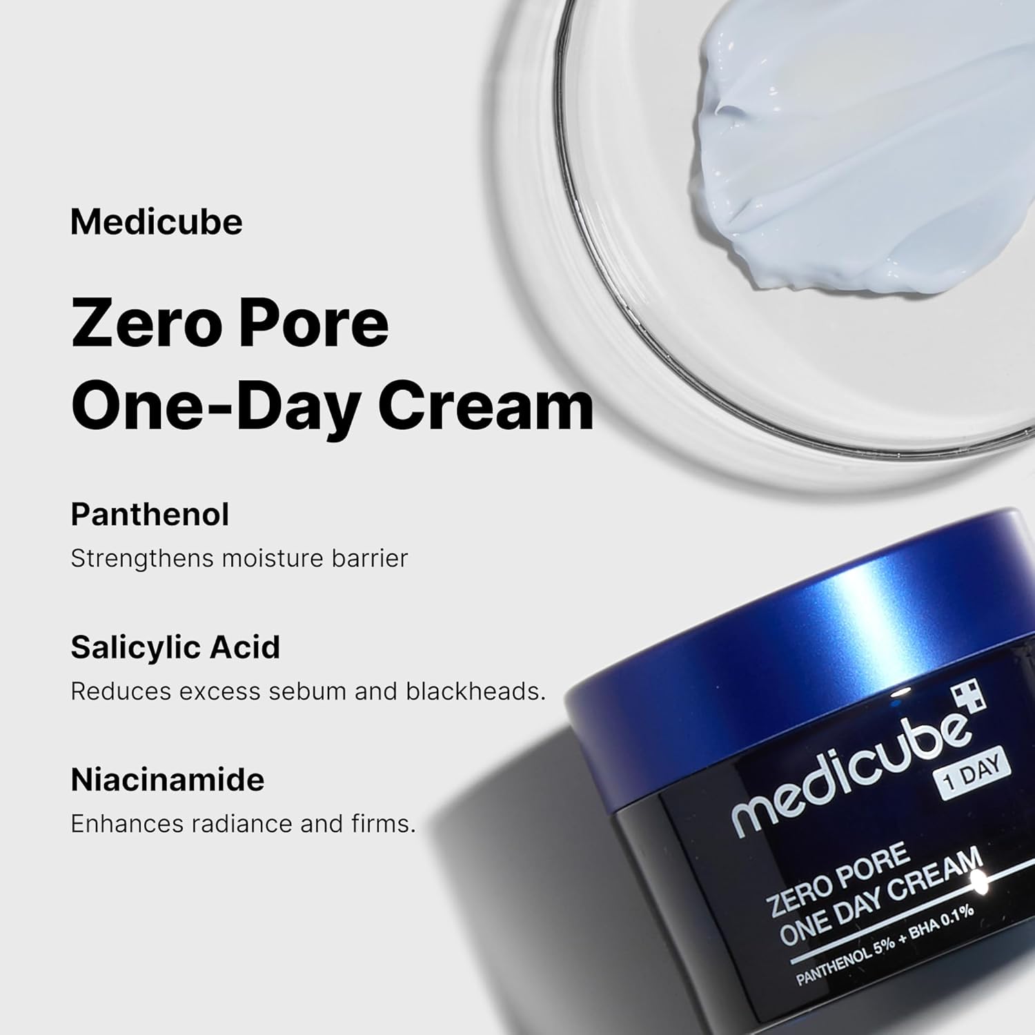 MEDICUBE Zero Pore One-Day Cream 1.7 fl.oz