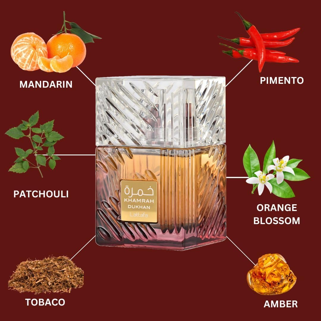 Lattafa Khamrah Dukhan for Unisex - 100 ml