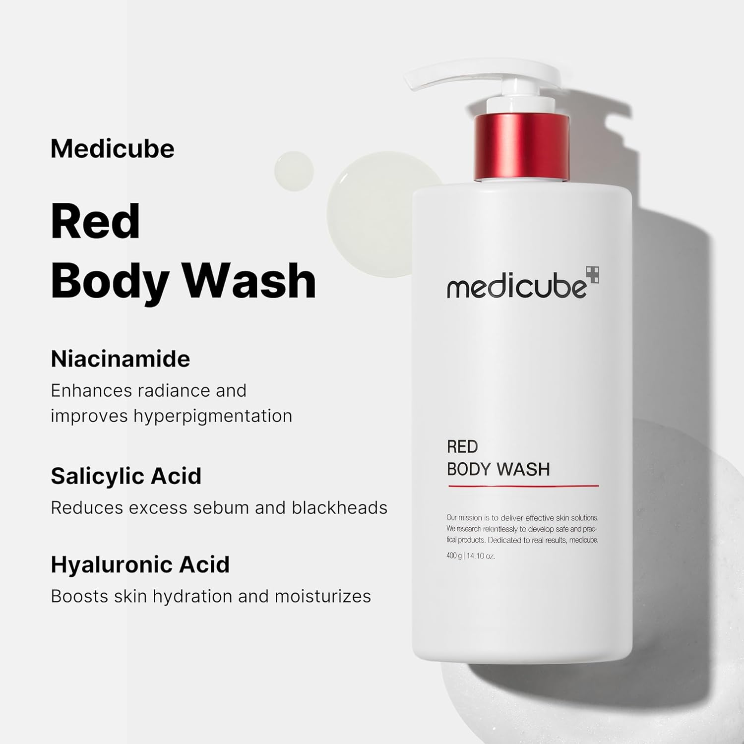MEDICUBE Red Acne Body Wash - 400 g