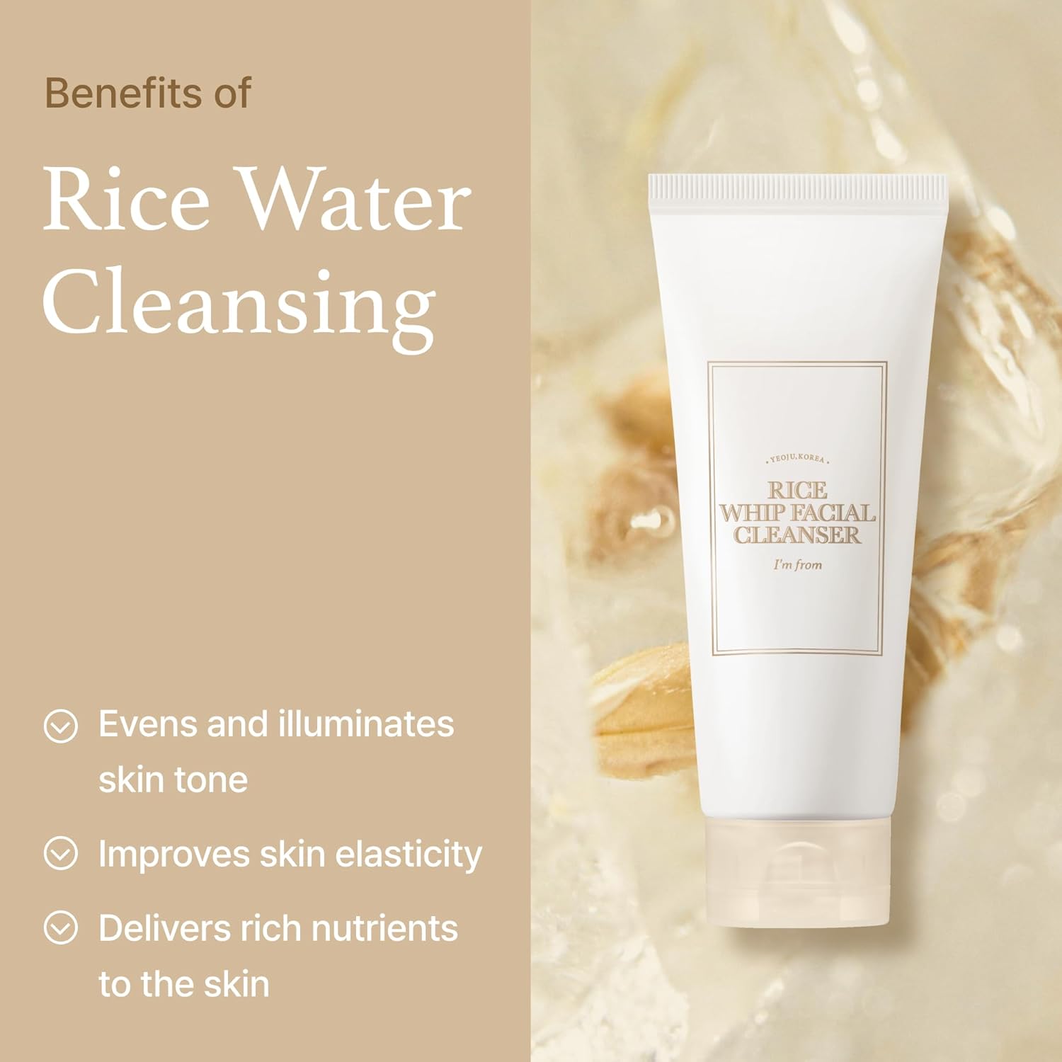 I'm From Rice Whip Facial Cleanser Set