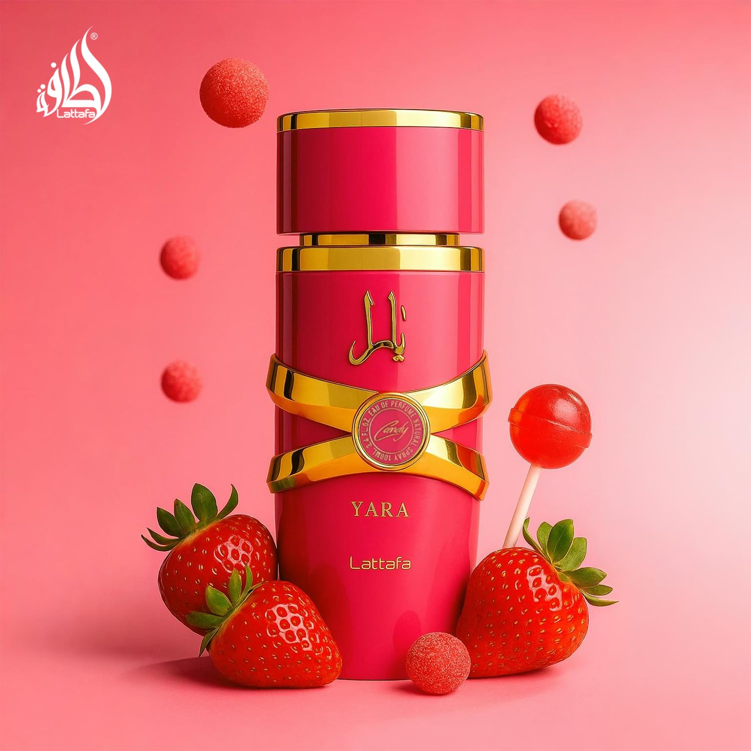 Lattafa Yara Candy, Eau de Parfum Long-Lasting Fragrance for Women - 100 ml