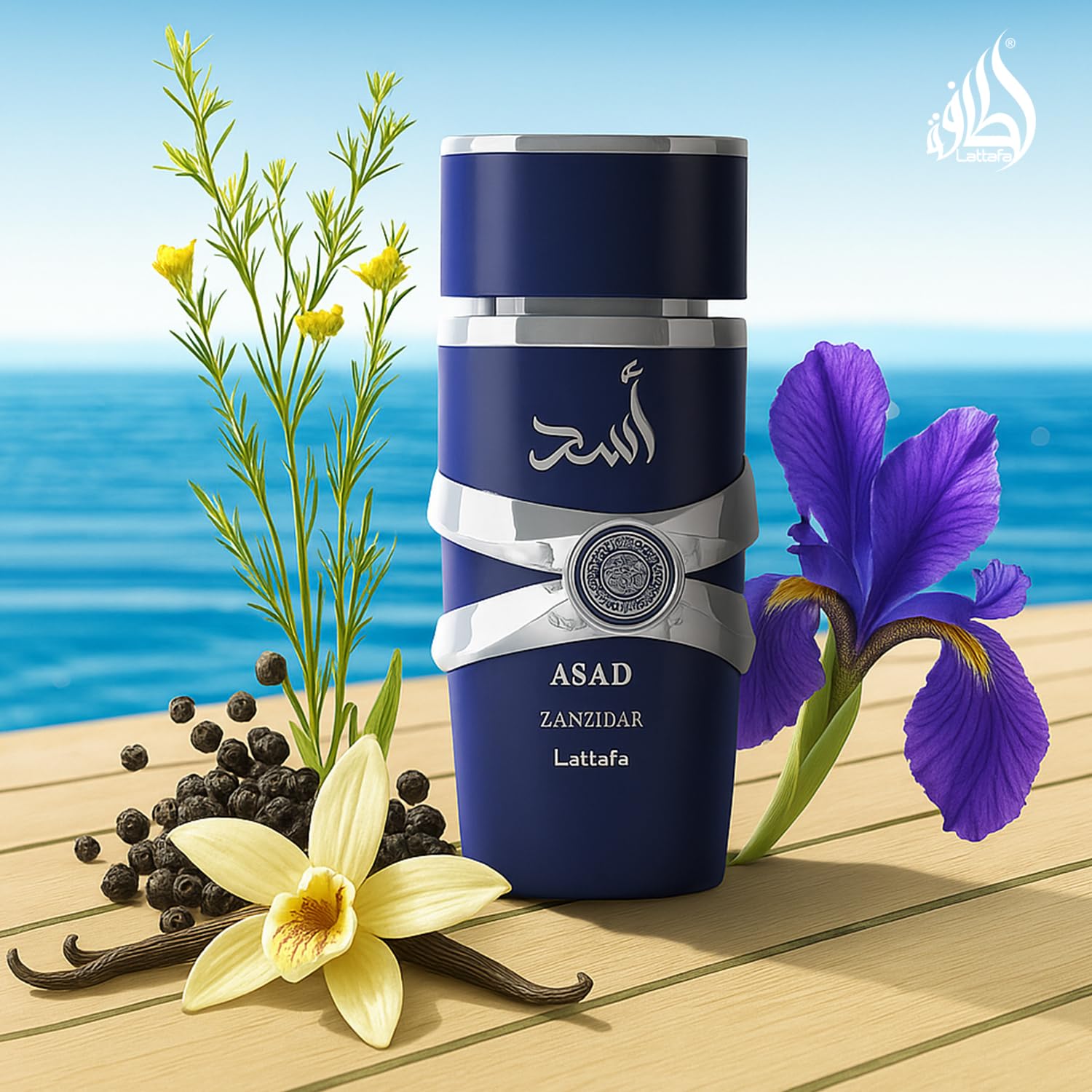Lattafa Asad Zanzibar - Eau de Parfum Long-Lasting Fragrance for Men - 100 ml