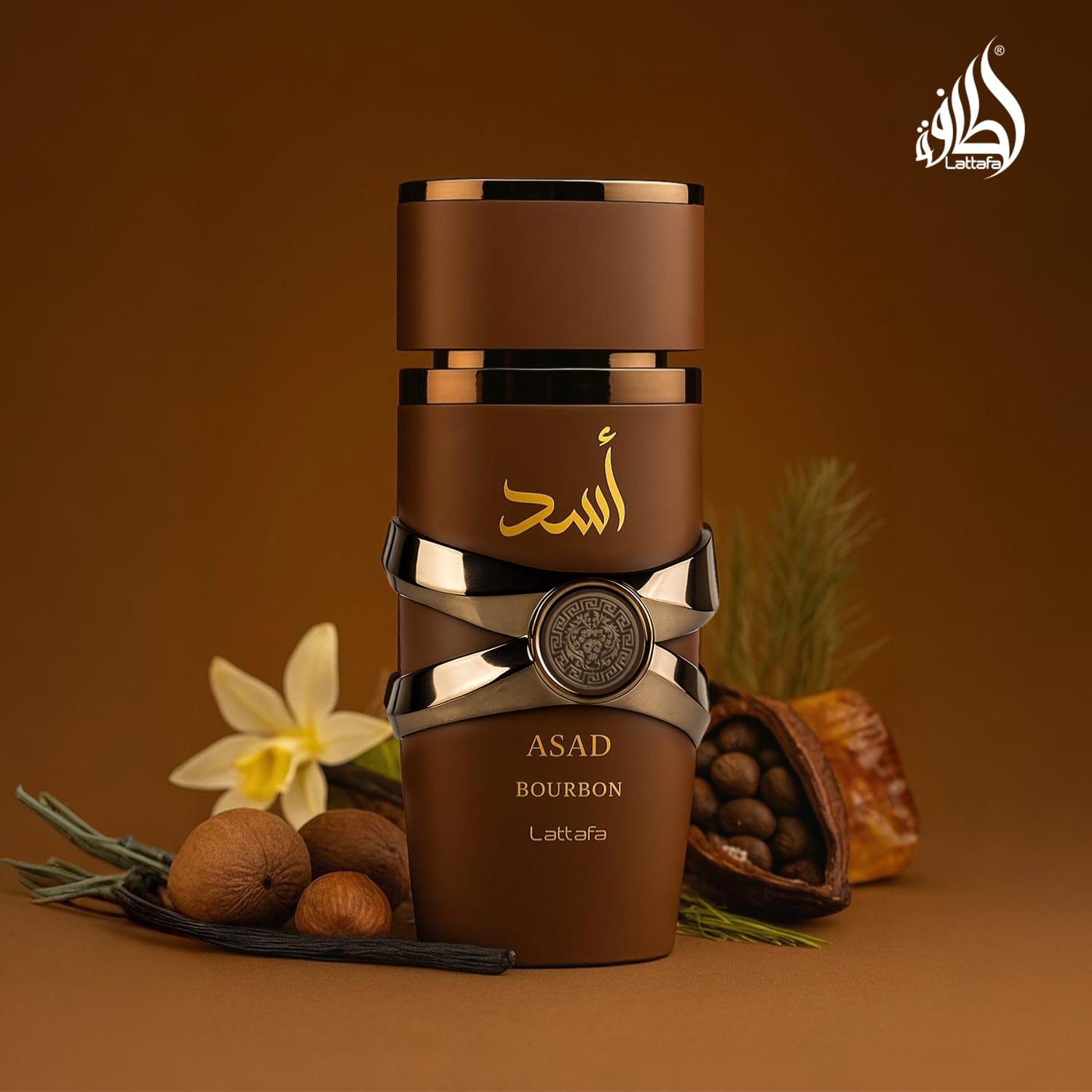 Lattafa Asad Bourbon, Eau de Parfum Spray for Unisex - 100 ml