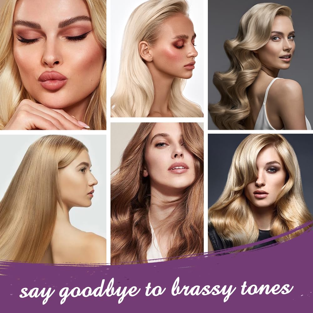 Karseell For Blonde Silver Gray Highlighted Hair Purple Hair Mask - 500ml