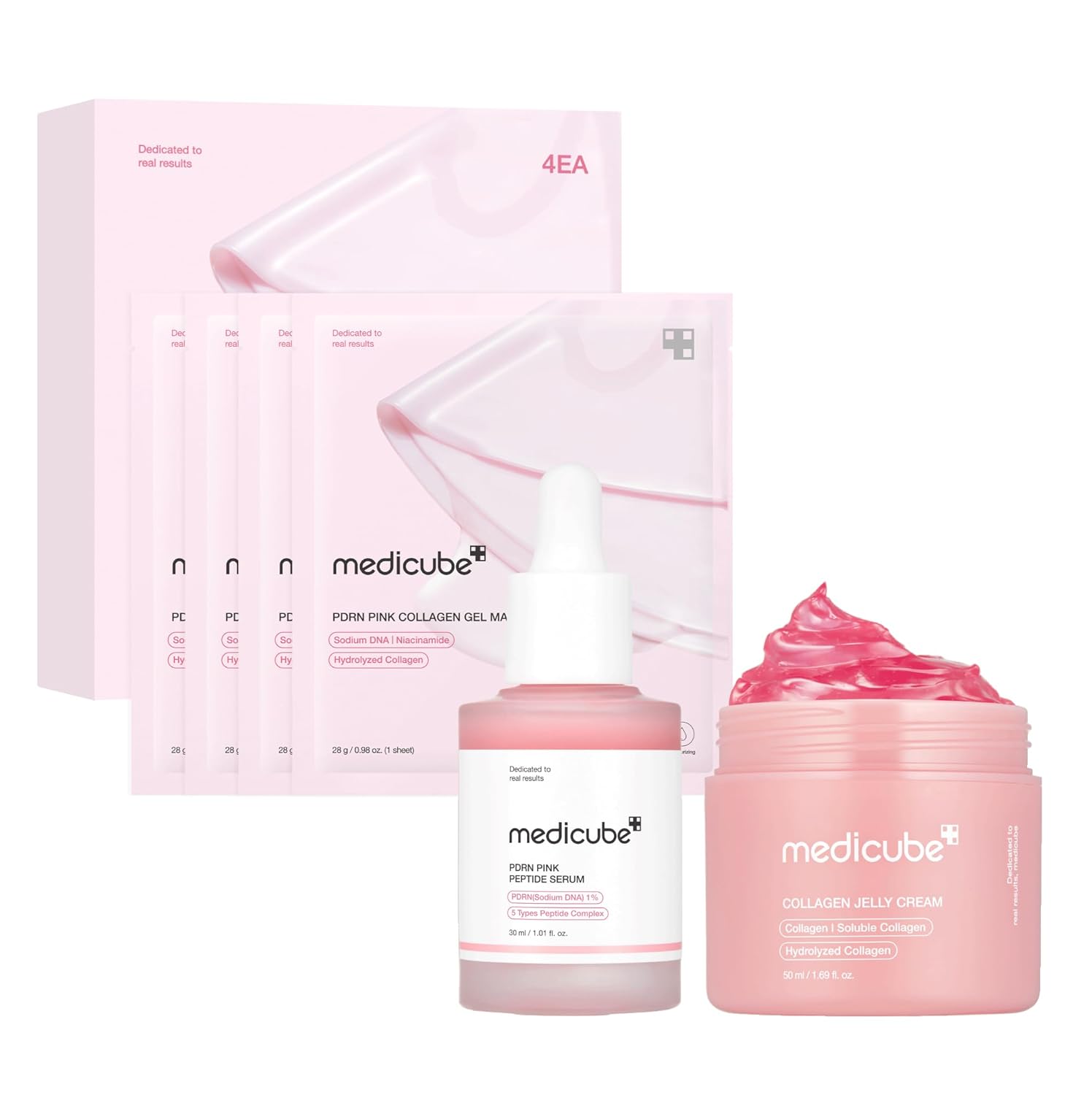 MEDICUBE Pink Glass Glow Skin Trio