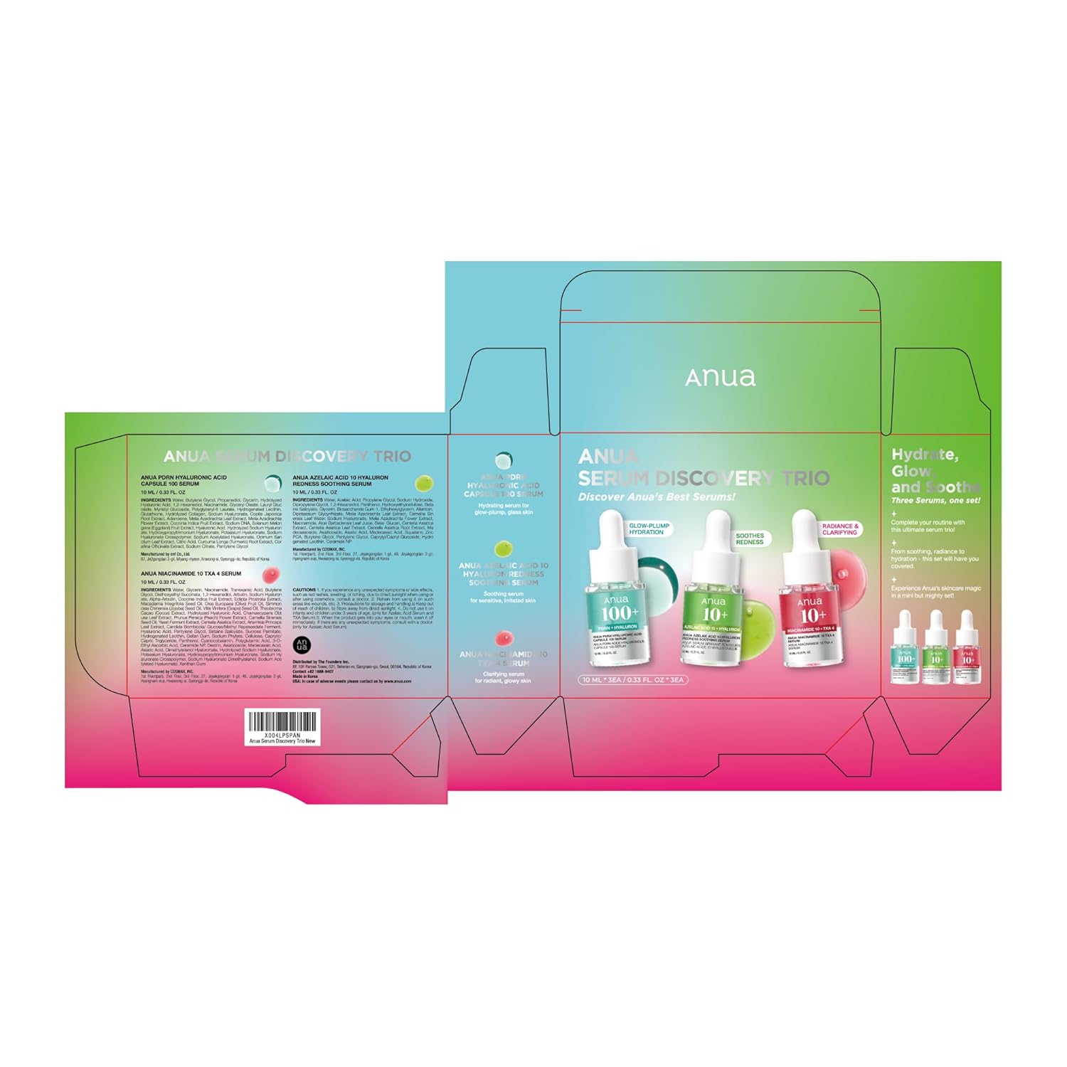 ANUA Serum Discovery Trio