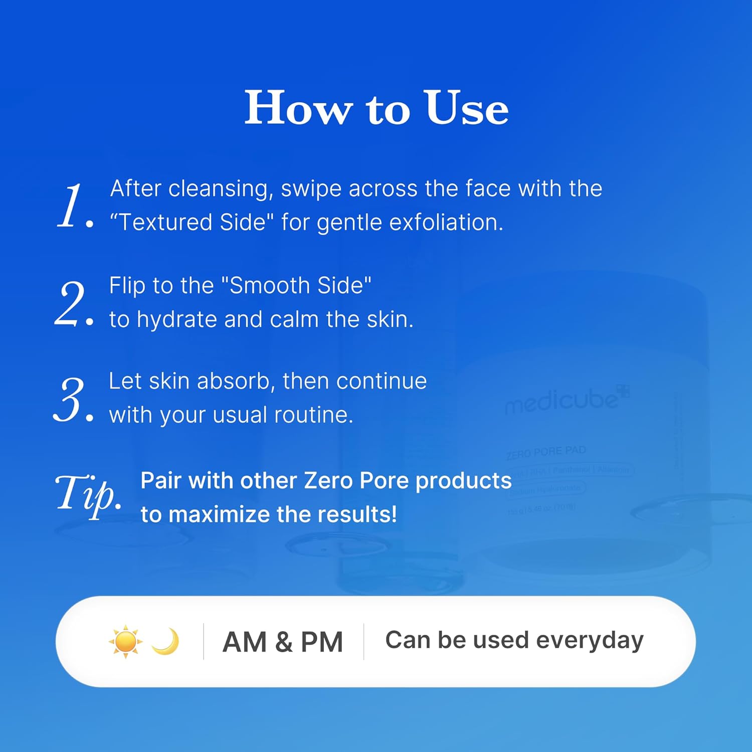 MEDICUBE Zero Pore Pads - 155 g