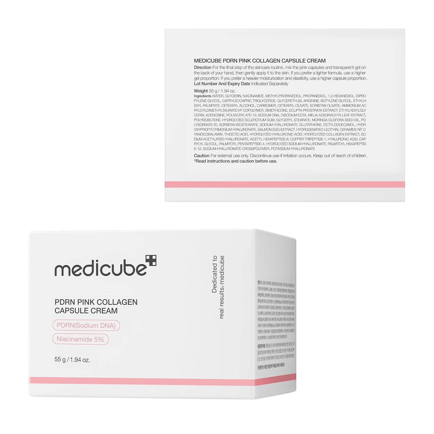 MEDICUBE Salmon DNA PDRN Pink Collagen Capsule Cream