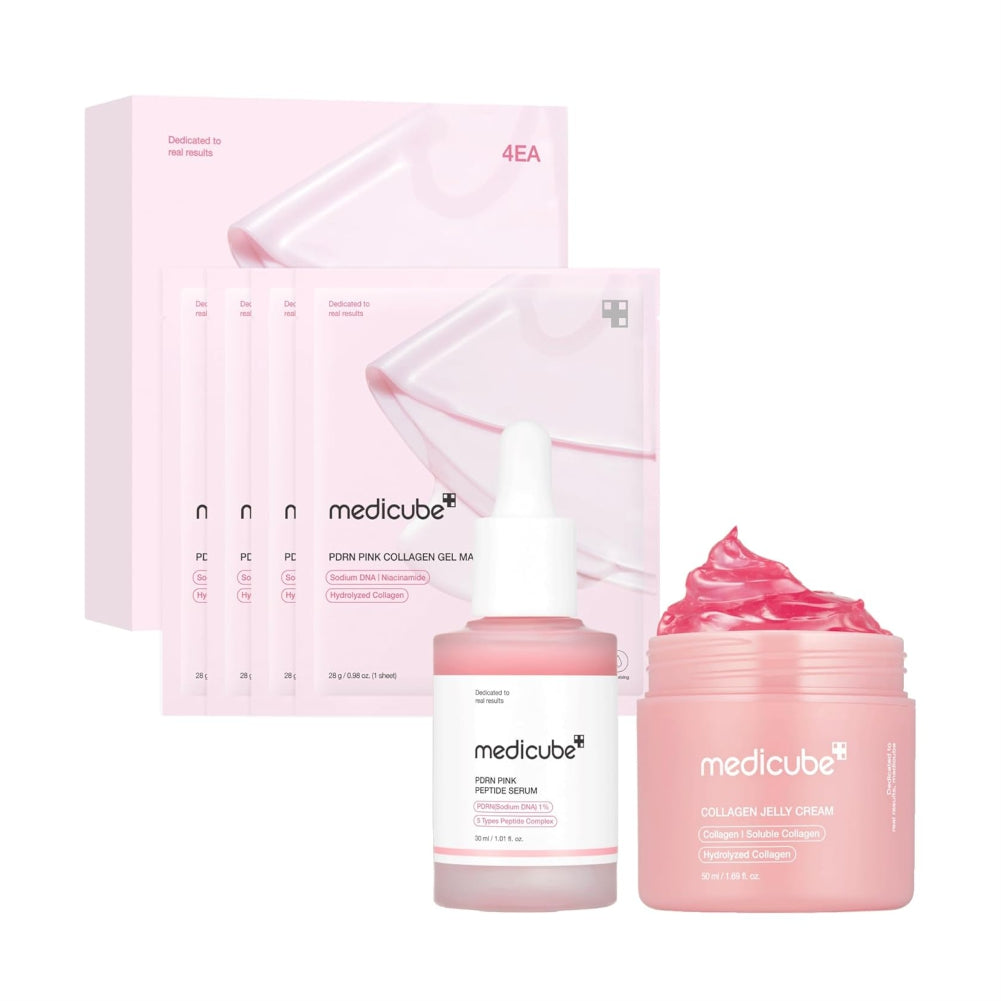 MEDICUBE Pink Glass Glow Skin Trio