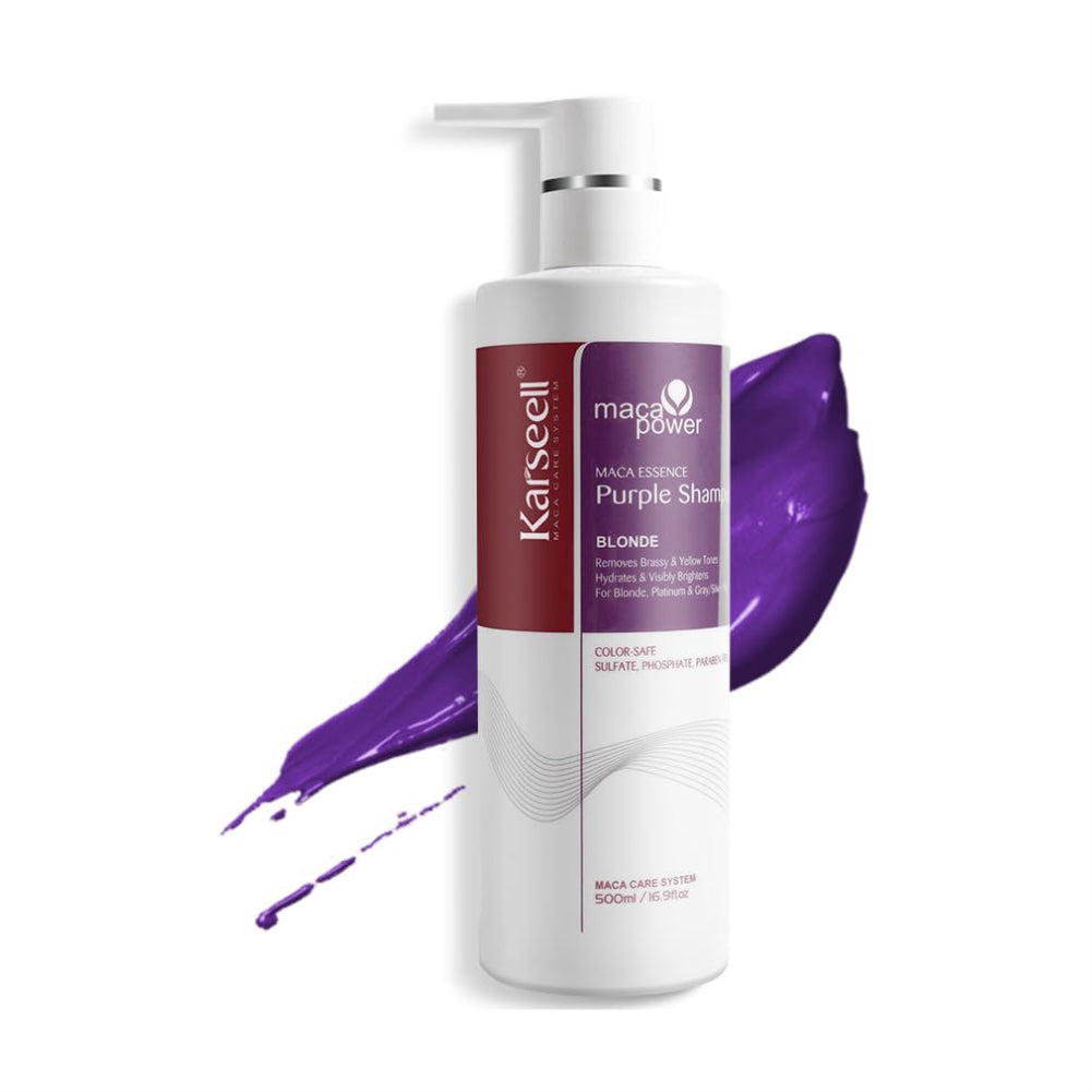 Karseell Purple Shampoo for Blonde Silver Gray Highlighted Hair - 500ml