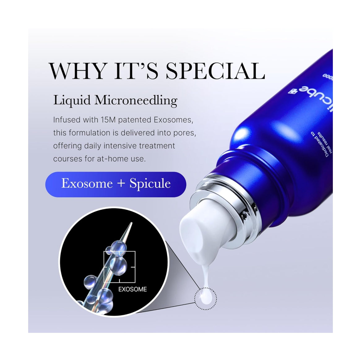 MEDICUBE Zero Exosome Shot 2,000 PPM Spicule Facial Serum