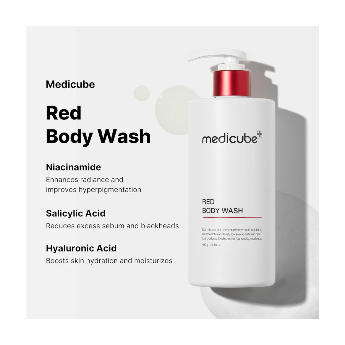 MEDICUBE Red Acne Body Wash - 400 g