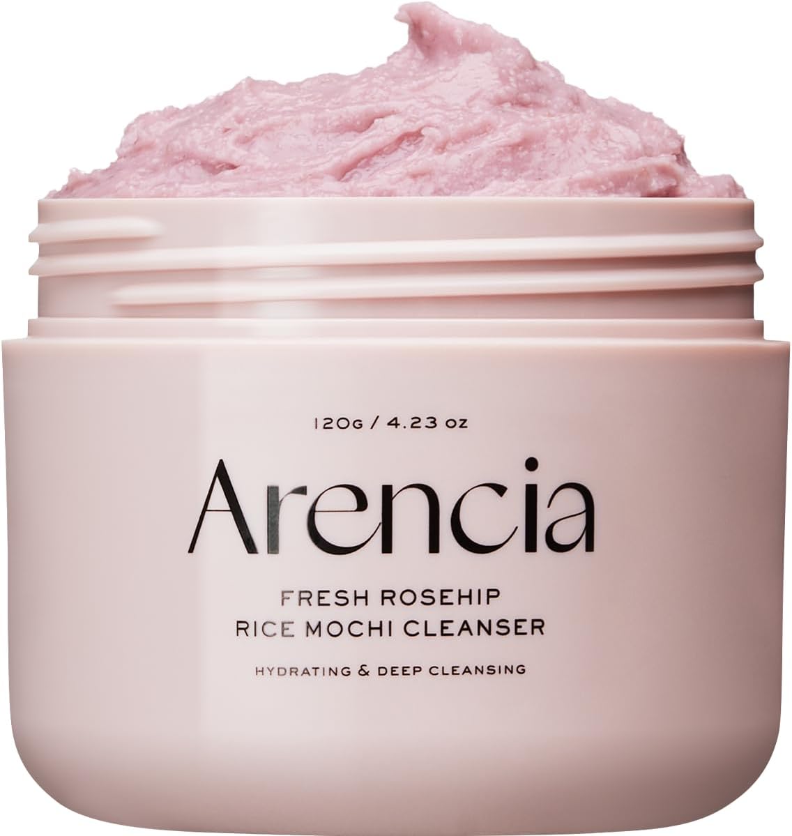 Arencia Rosehip Brightening Rice Mochi Face Cleanser & Daily Scrub