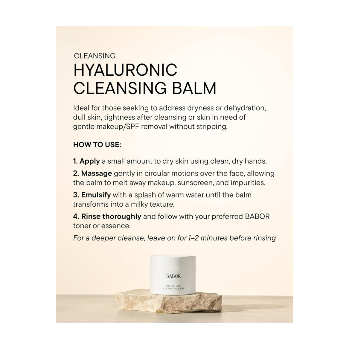 BABOR Hyaluronic Cleansing Balm