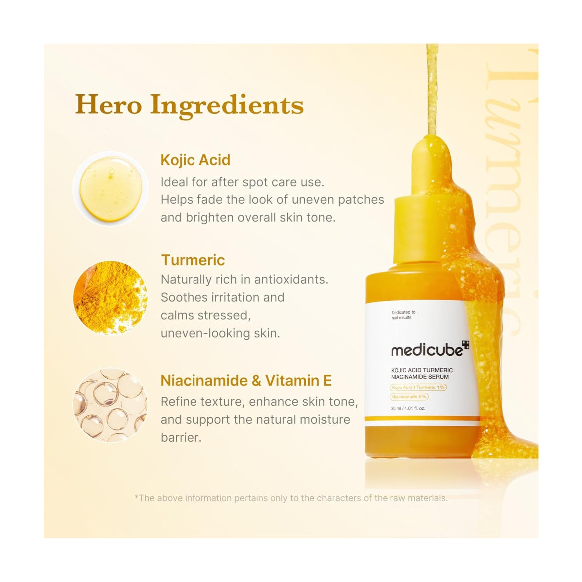 MEDICUBE Kojic Acid Turmeric Clarifying & Balancing Capsule Serum