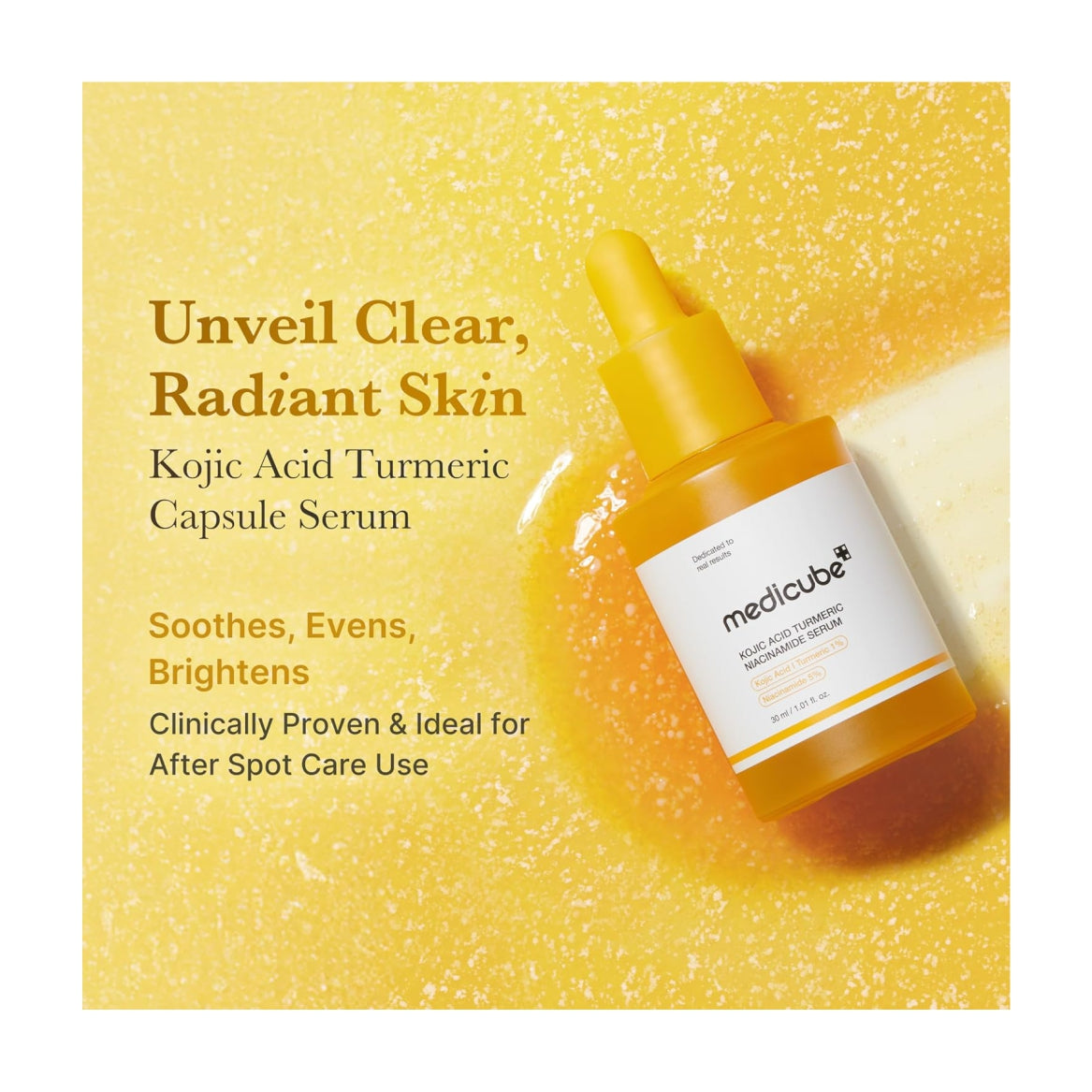 MEDICUBE Kojic Acid Turmeric Clarifying & Balancing Capsule Serum