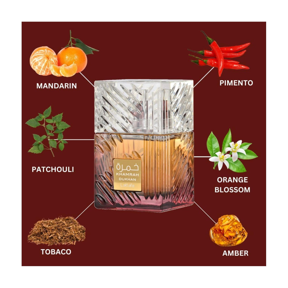 Lattafa Khamrah Dukhan for Unisex - 100 ml