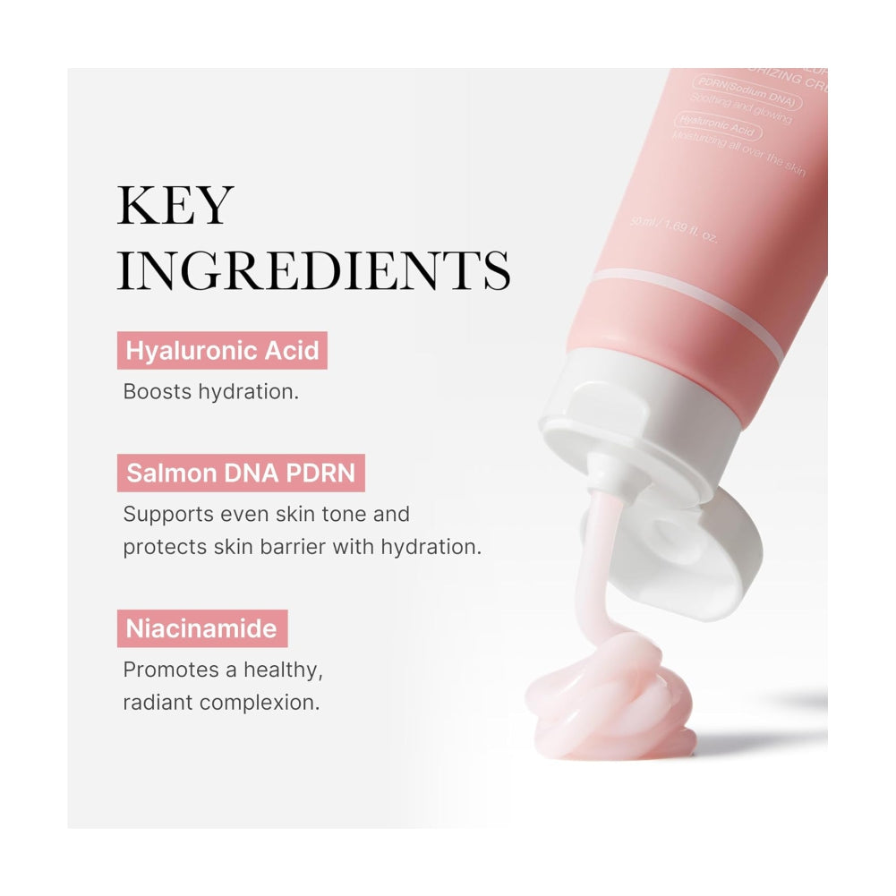 MEDICUBE Salmon DNA PDRN Pink Hyaluronic Moisturizing Cream