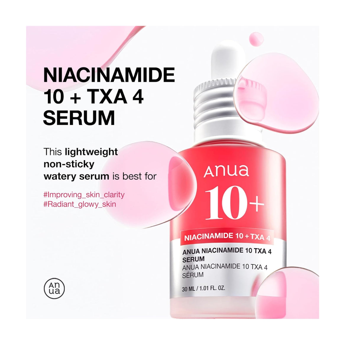 ANUA Niacinamide 10 + TXA 4 Serum