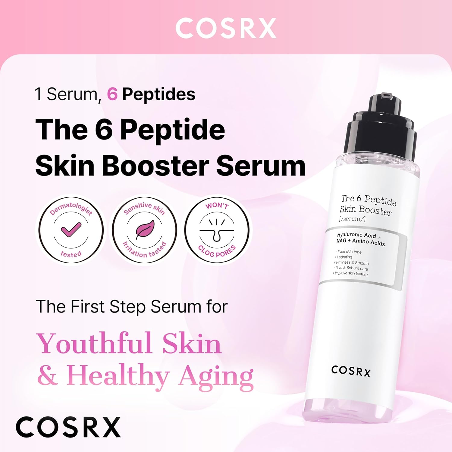 COSRX 6 Peptide Collagen Booster Toner - 150ml