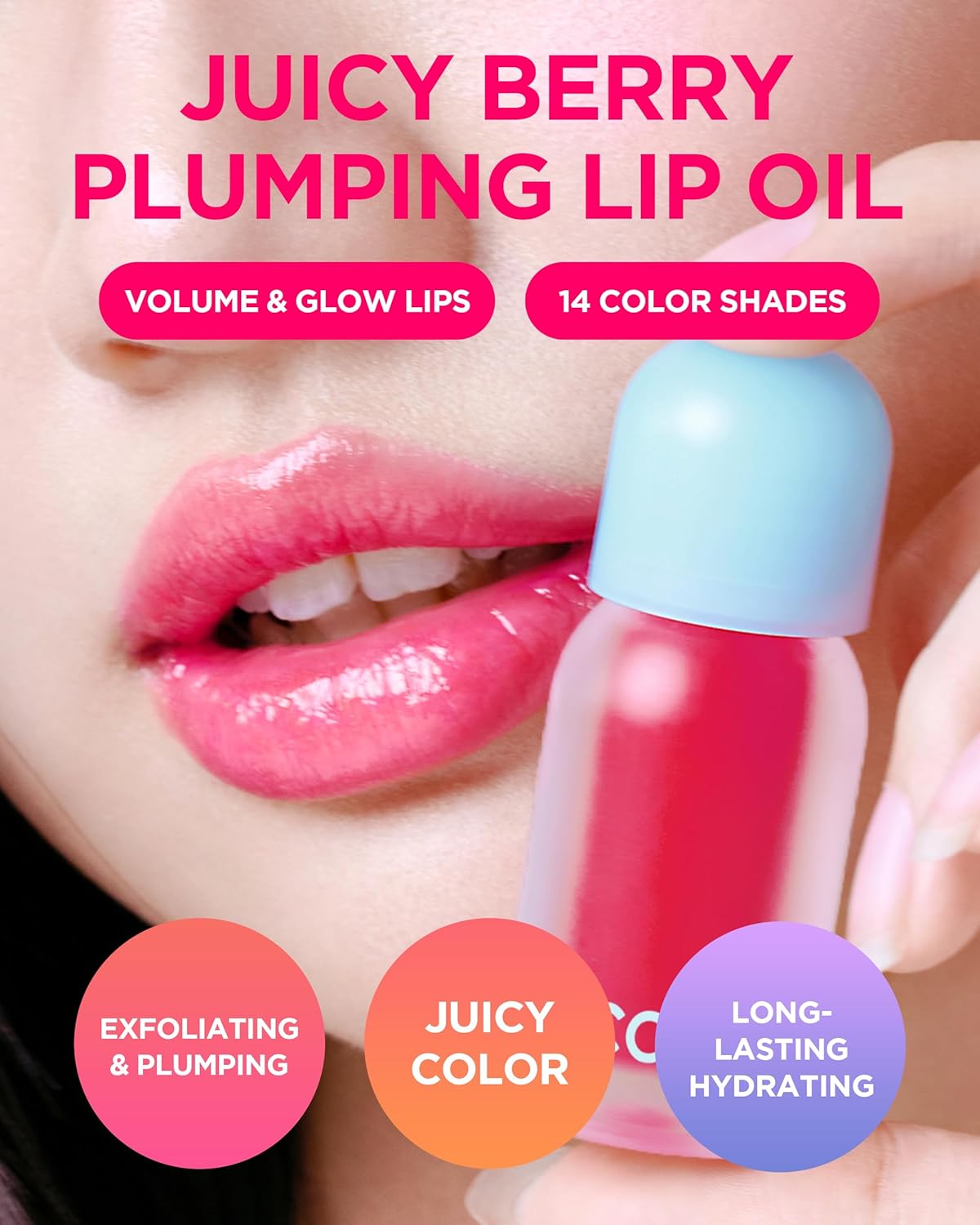 TOCOBO Juicy Berry Plumping Lip Oil 02 Berry Brandy