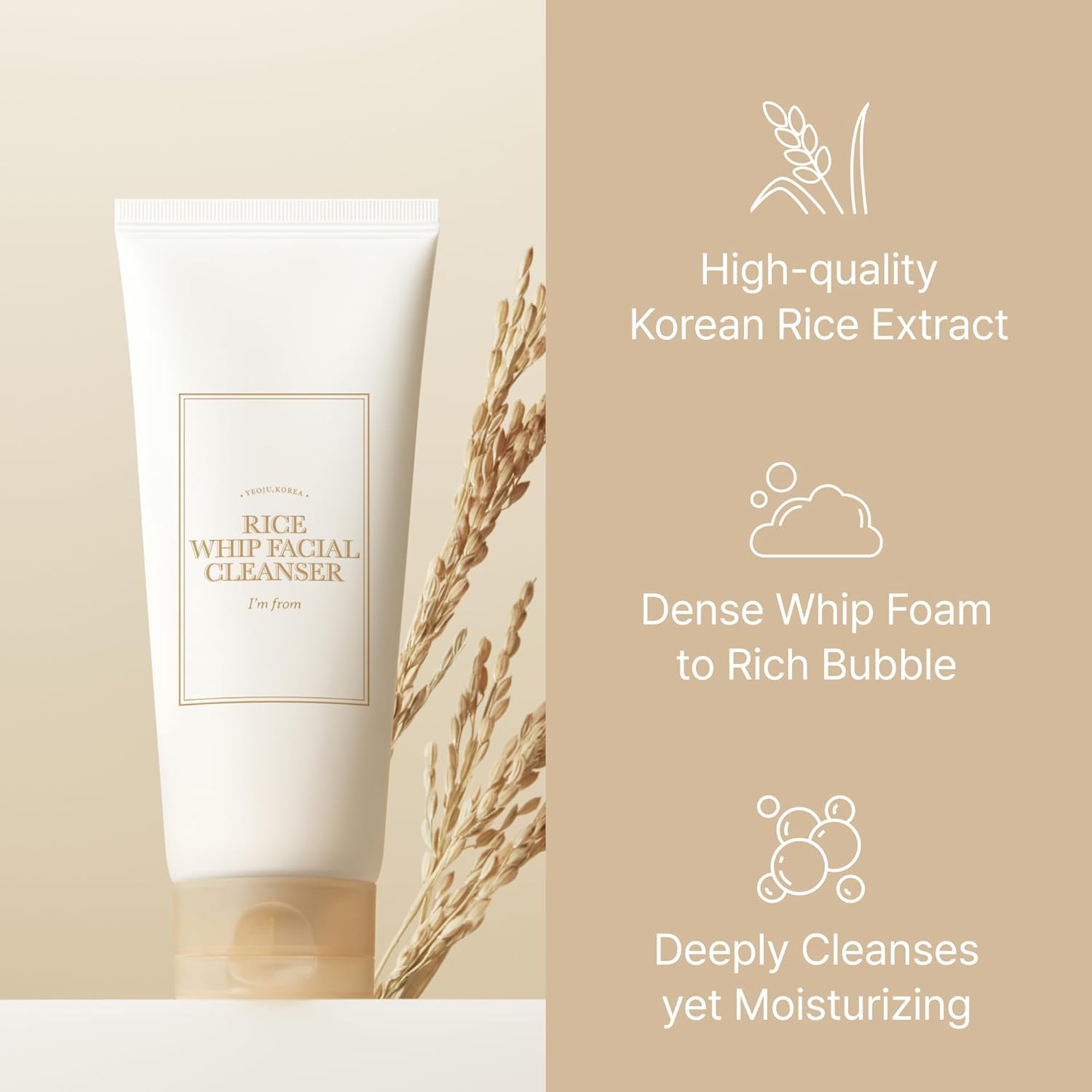 I'm From Rice Whip Facial Cleanser Set