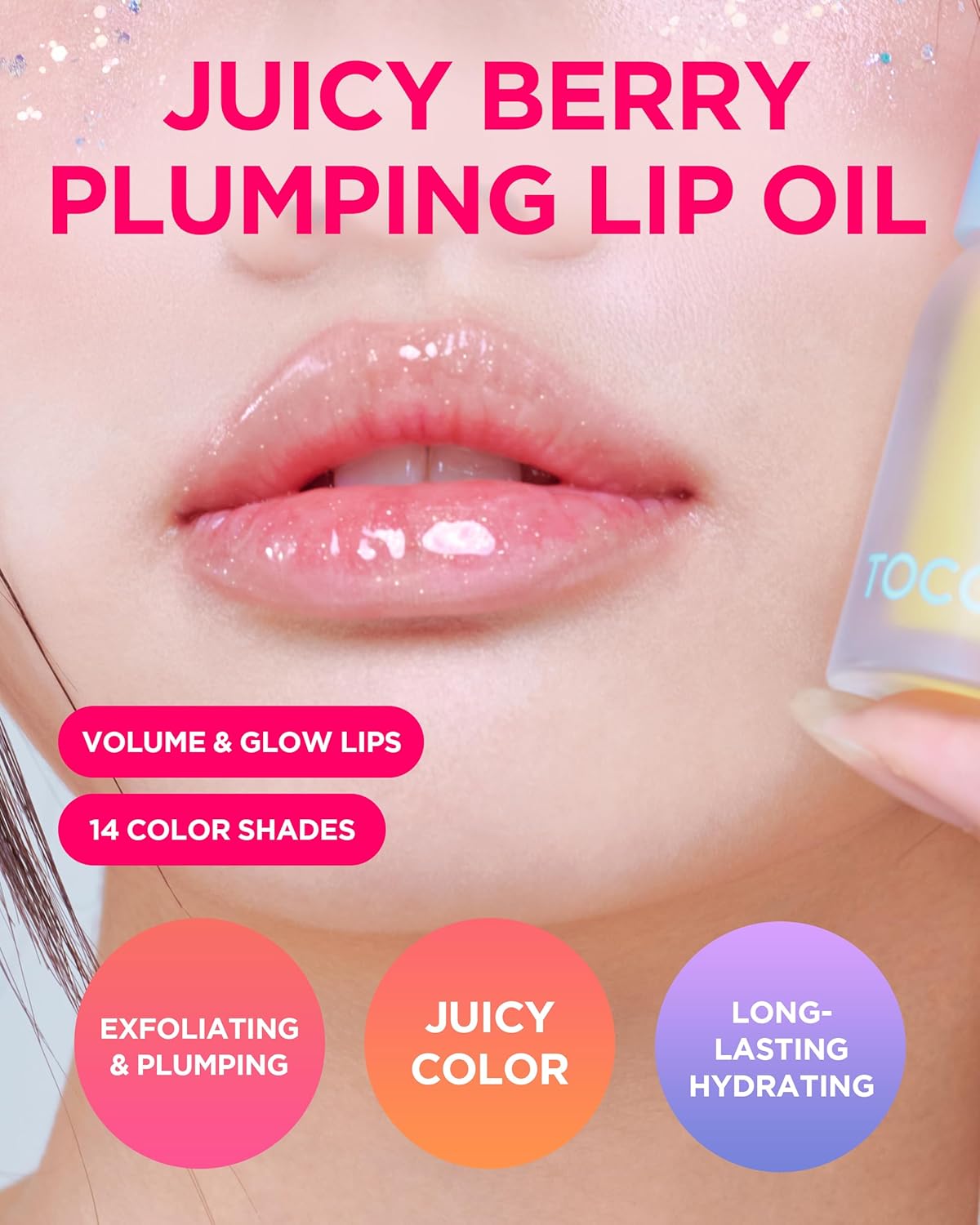 TOCOBO Juicy Berry Plumping Lip Oil Glam Max 11 Honey Lemon
