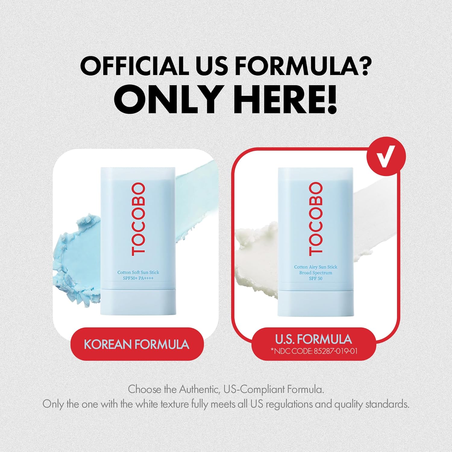 TOCOBO Cotton Airy Sun Stick SPF 50