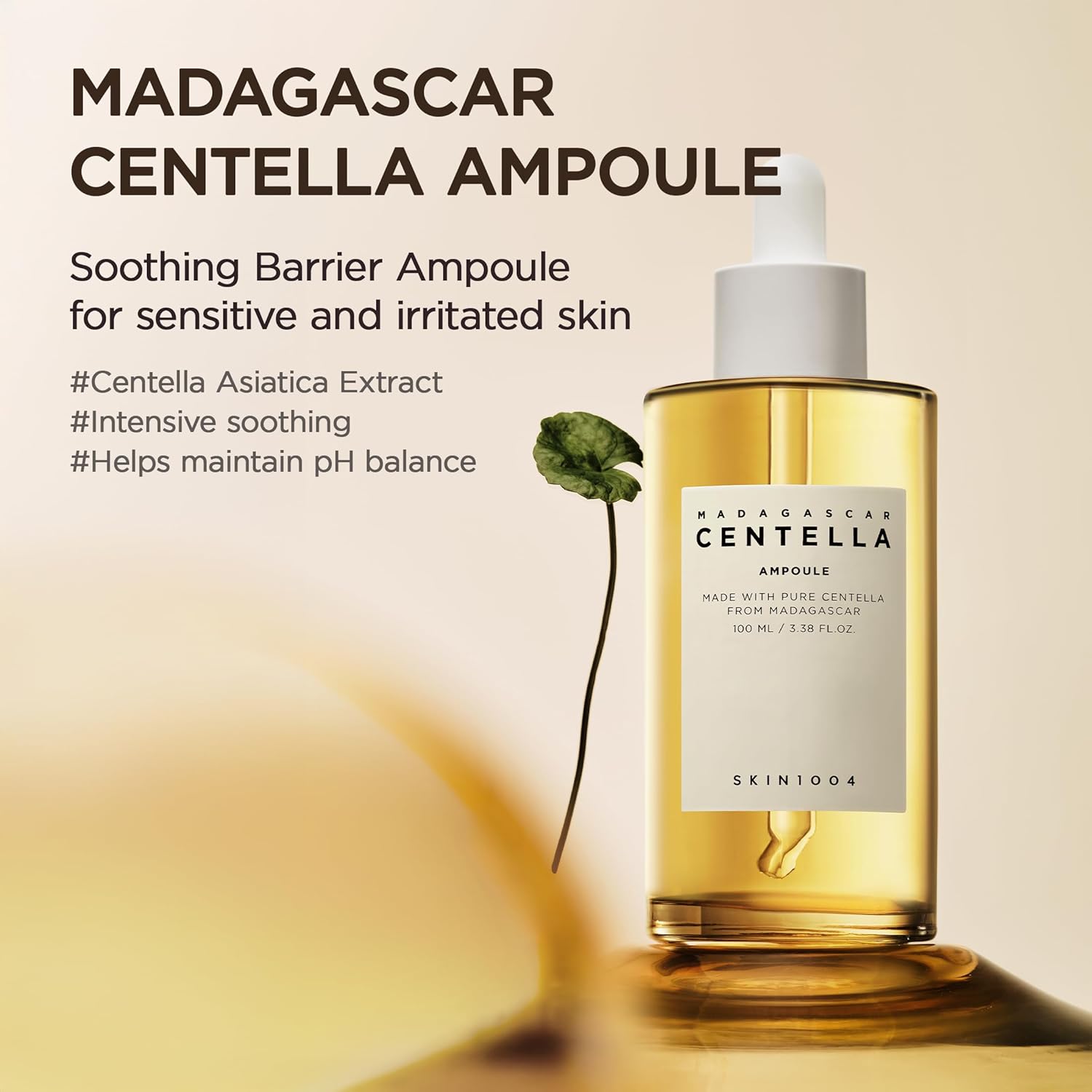 SKIN1004 Madagascar Centella Asiatica Ampoule Facial Serum 1.85 fl.oz, 55ml
