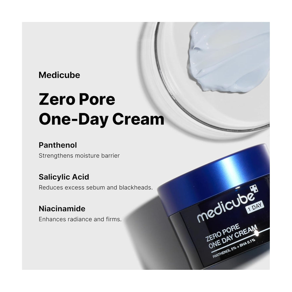 MEDICUBE Zero Pore One-Day Cream 1.7 fl.oz
