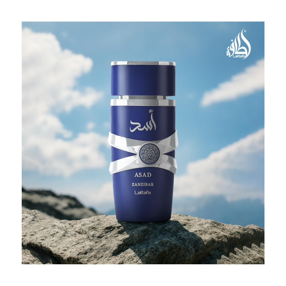 Lattafa Asad Zanzibar - Eau de Parfum Long-Lasting Fragrance for Men - 100 ml