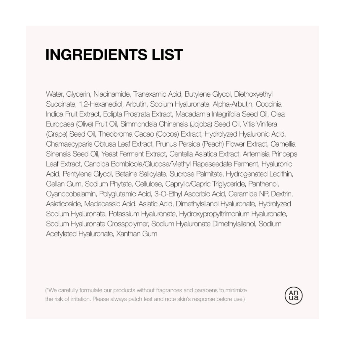 ANUA Niacinamide 10 + TXA 4 Serum