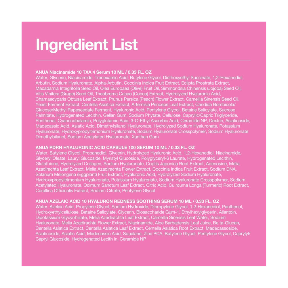 ANUA Serum Discovery Trio