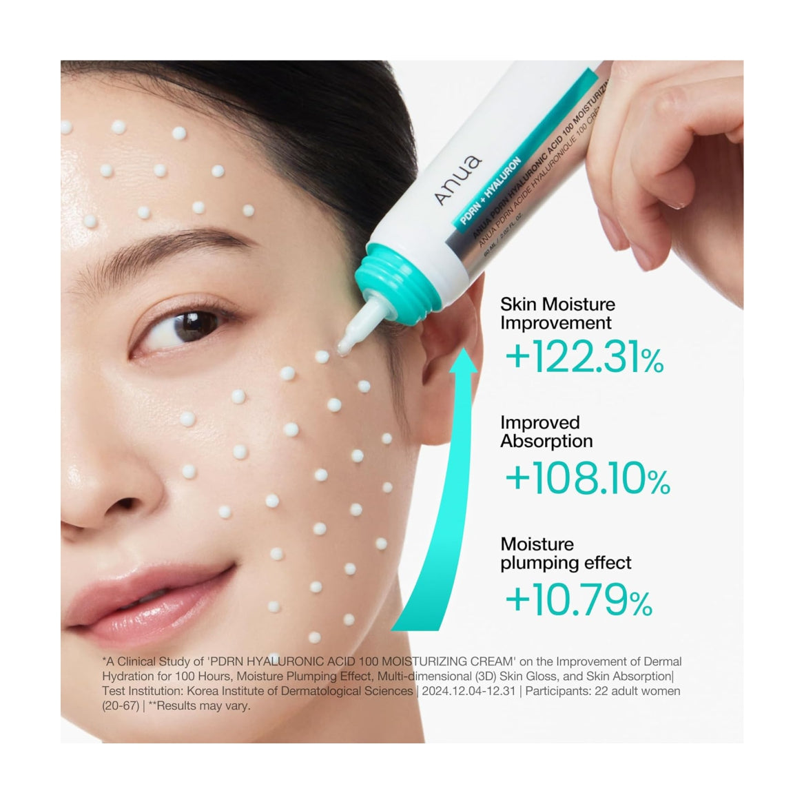 ANUA PDRN Hyaluronic Acid 100 Moisturizing Cream