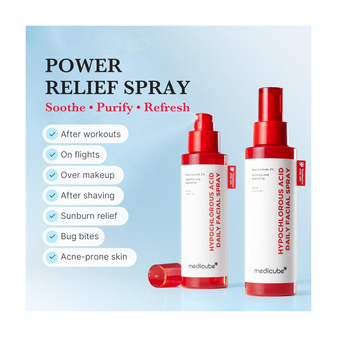 MEDICUBE Power Soothing Spray - 125 ml