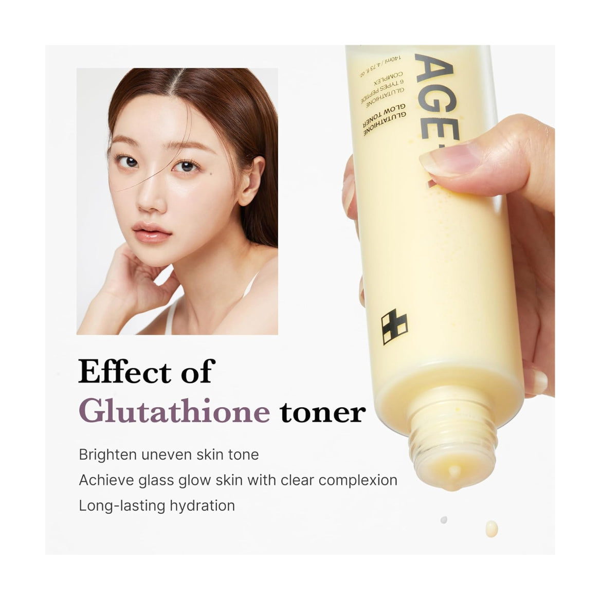 MEDICUBE Age-R Glutathione Glow Milky Toner