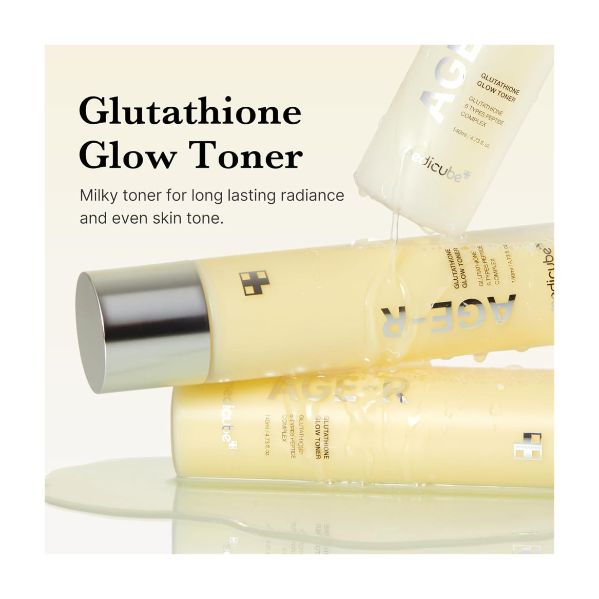 MEDICUBE Age-R Glutathione Glow Milky Toner