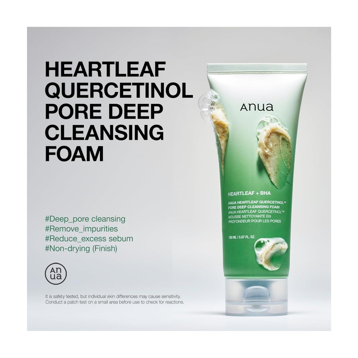 ANUA Heartleaf Quercetinol Pore Deep Cleansing Foam