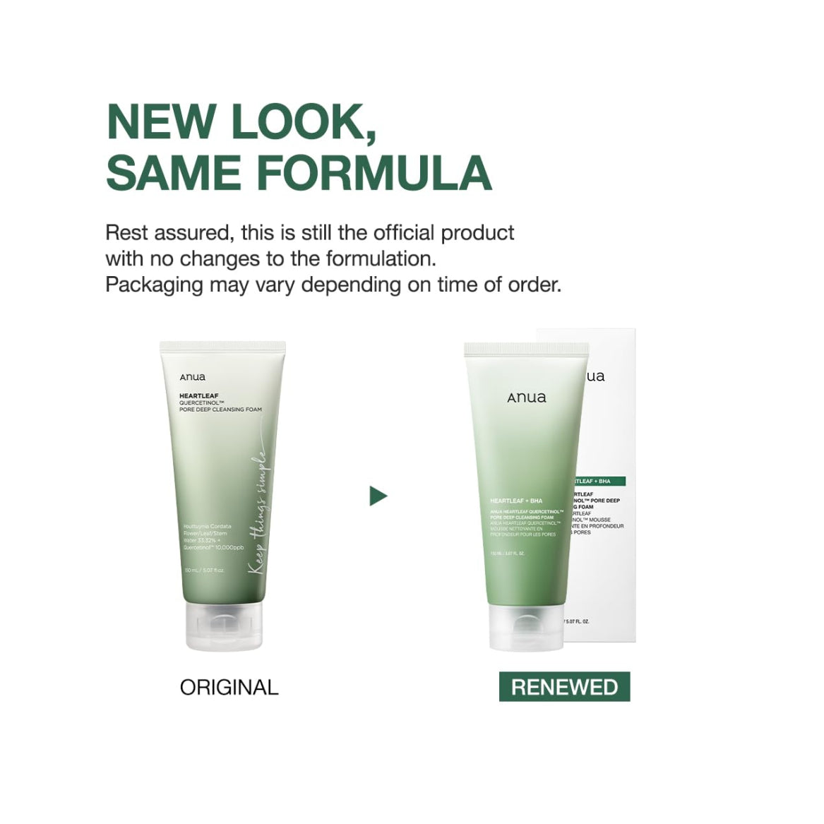 ANUA Heartleaf Quercetinol Pore Deep Cleansing Foam